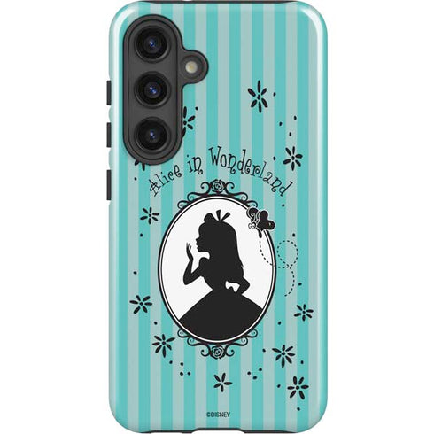 Disney Alice in Wonderland (animated) Silhouette in the Mirror Galaxy S25 Plus Impact Case